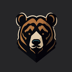 bear head vector