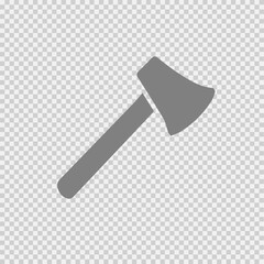 Axe vector icon eps 10. Simple isolated pictogram.