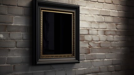 Blank canvas frame