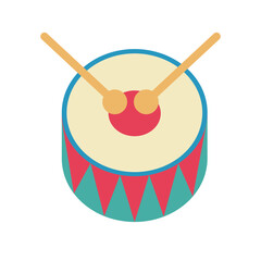 Set of music instrument illustration_Drum