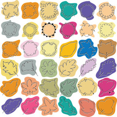 bubble decoration element nature flower art