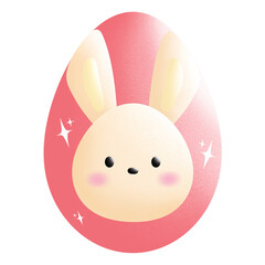 easter bunny with eggs Happy Easter egg and rabbit easter egg cute bunny April adorable decorations celebration star