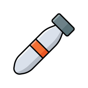recommend clip art: torpedo icon vector design template in white background
