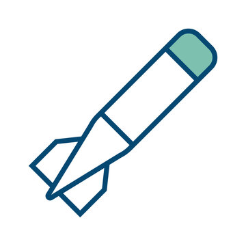 recommend clip art: torpedo icon vector design template in white background