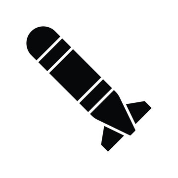 recommend clip art: torpedo icon vector design template in white background