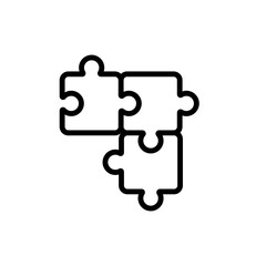 puzzle sign symbol vector