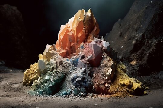 Rare Mineral Extract. Generative AI