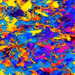 527 Abstract Ink Blots: An artistic and expressive background featuring abstract ink blots in bold and vivid colors that create a dynamic and creative ambiance1, Generative AI
