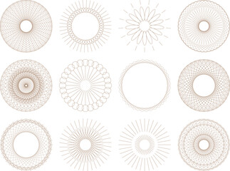 Dynamic Circles: Abstract Geometric Vector Artwork