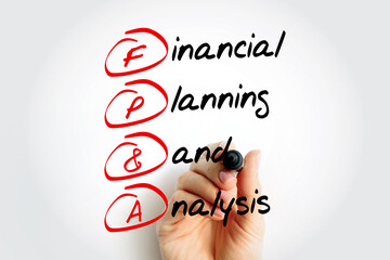 FPA Financial Planning and Analysis - set of four activities that support an organization's...