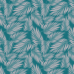 Seamless Vector Elements Patter background, Repeated Texture Patterns, Floral Leaves Patterns in the concept of textile or fabric print work