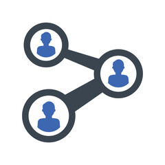 Social connection icon