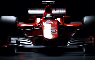 Fototapeta premium Formula 1, Race car, close up photo