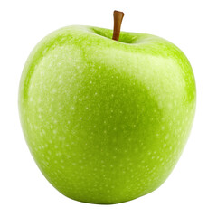 Apple isolated on white background, full depth of field