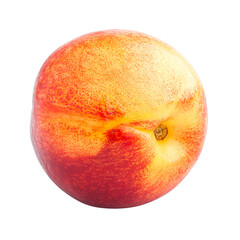 Peach, Nectarine, isolated on white background, full depth of field