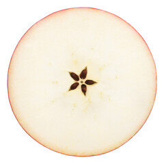 Apple isolated on white background, full depth of field