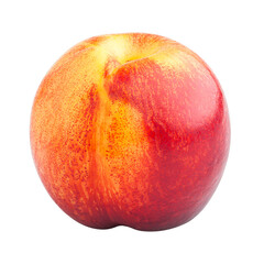 Peach, Nectarine, isolated on white background, full depth of field