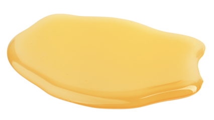 liquid honey isolated on white background, clipping path, full depth of field