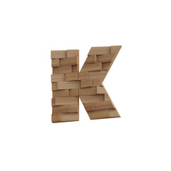 Wooden Deco Wall 3D Alphabet or PNG Letters