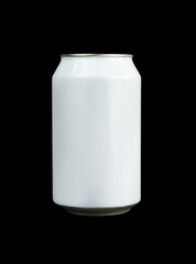 white beverage cans isolated mockups