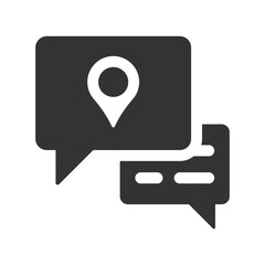 Comment on location icon