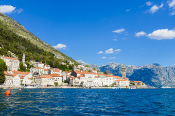 Perast at famous Bay of Kotor, Montenegro, southern Europe - 603963141