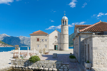 Church of Our Lady of the Rocks near Perast. Montenegro - 603963500