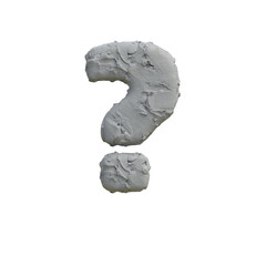 Clay or Plasticine 3D Alphabet or PNG Letters