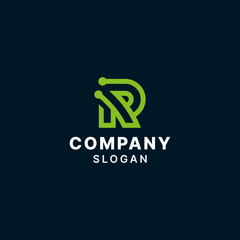 Letter R Simple Modern Logo