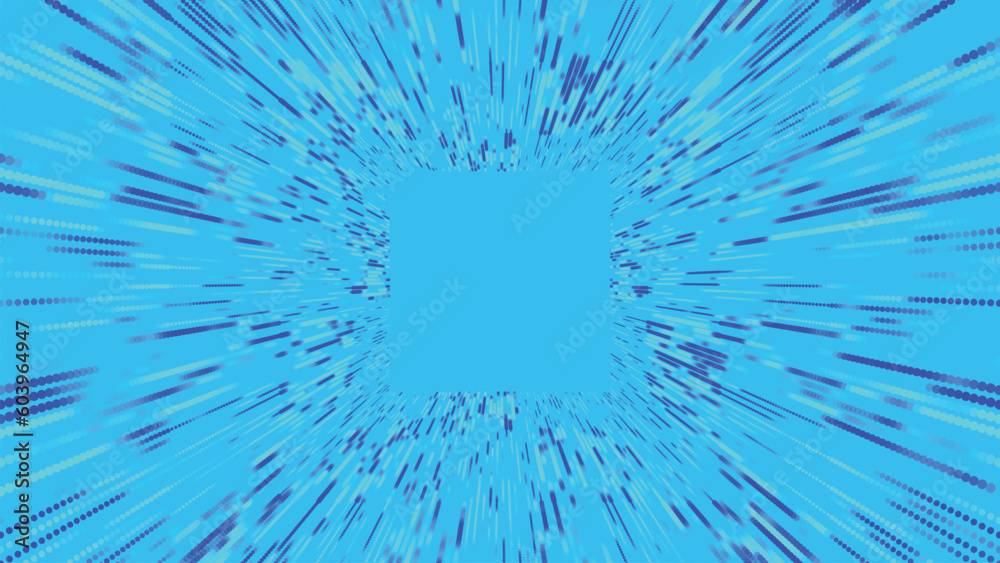 Poster tunnel background. abstract digital background. big data visualization. data flow information. conce