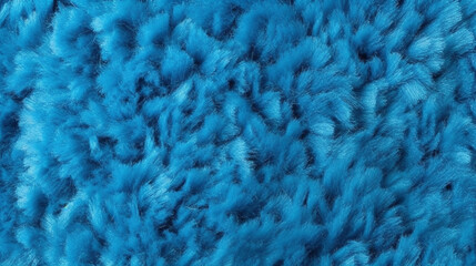 Fototapeta premium Blue Felt Fabric Texture Background - Textile Material - Generative AI