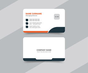 Professional medical doctor healthcare service business card design template
