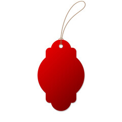 Coupon voucher ticket with gradient shadow