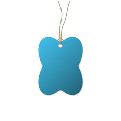 Coupon voucher ticket with gradient shadow