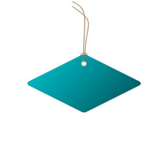 Coupon voucher ticket with gradient shadow