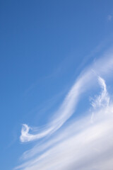 Blue skies and clouds in the Summertime.