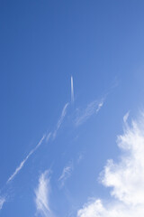 Blue skies and clouds in the Summertime.