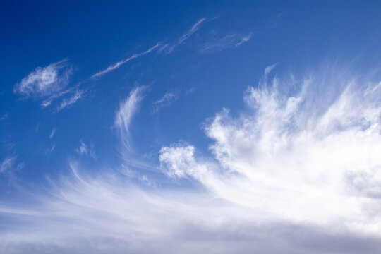 Blue skies and clouds in the Summertime.