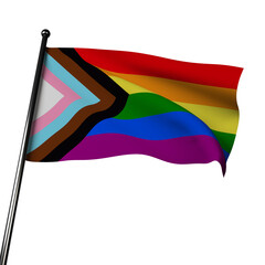 Progress Pride Flag: Embracing LGBTQIA+ Progress and Diversity