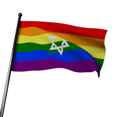 Gay Jewish Pride Flag: LGBTQ+ Pride and Jewish Identity United