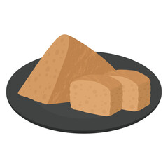 ふくれ菓子のイラスト