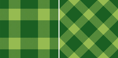 Plaid seamless check. Textile pattern fabric. Vector tartan background texture.