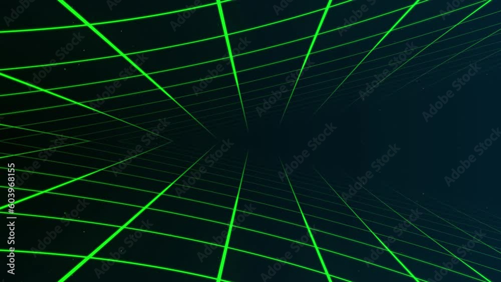 Poster abstract retro-synthwave grid loop animation background 3d render. looping grid motion design with p