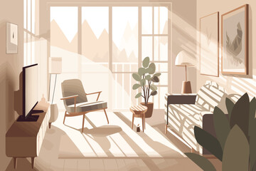 Slow Living Interior, Space For Family and Friends, Fresh Minimal Decor