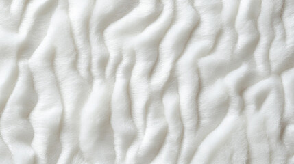 Obraz premium White Felt Fabric Texture Background - Textile Material - Generative AI