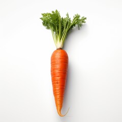 carrot, vegetable, food, isolated, carrots, orange, fresh, bunch, organic, white, healthy, green, raw, root, leaf, vegetarian, ripe, diet, ingredient, agriculture, stem, nutrition, generative ai