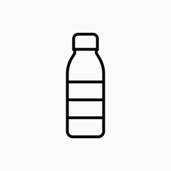Bottle Icon - Vector, Sign and Symbol for Design, Presentation, Website or Apps Elements.