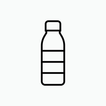 Bottle Icon - Vector, Sign and Symbol for Design, Presentation, Website or Apps Elements.