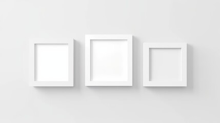 White frame, minimal background. Beautiful illustration picture. Generative AI