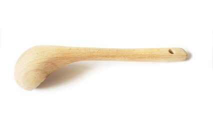 Wooden spatula and cooking spoons. Utensils for the kitchen prepare to cooking food isolated on white background